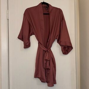 Mauve XS Victoria’s Secret Satin Midi Robe